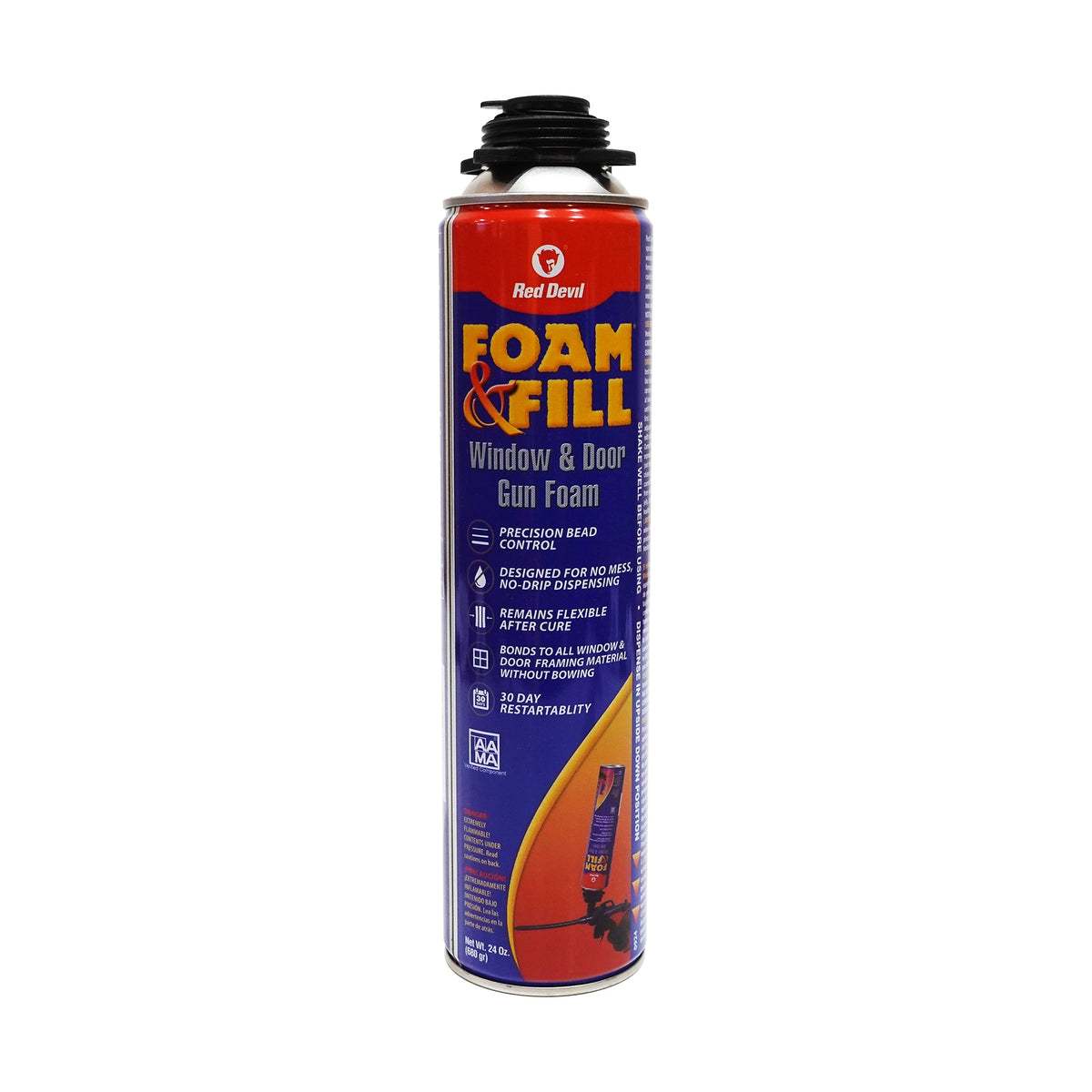 Red Devil Foam & Fill® Window and Door Polyurethane Gun Foam Sealant 24