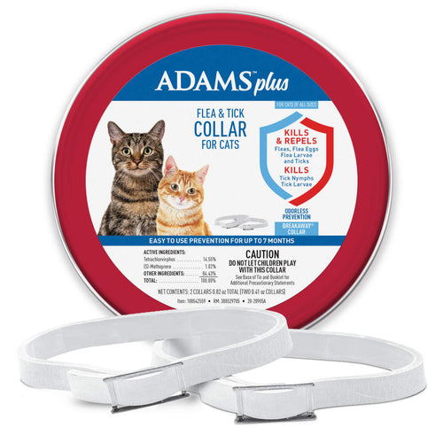 Adams Plus Flea & Tick Collar for Cats (2 pk)