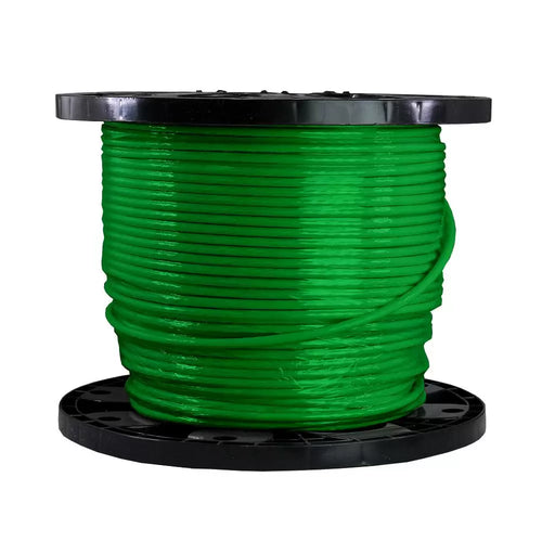 Marmon Home Improvement 500 ft. 6 Gauge Green Stranded Copper THHN Wire 112-4205J (500', Green)