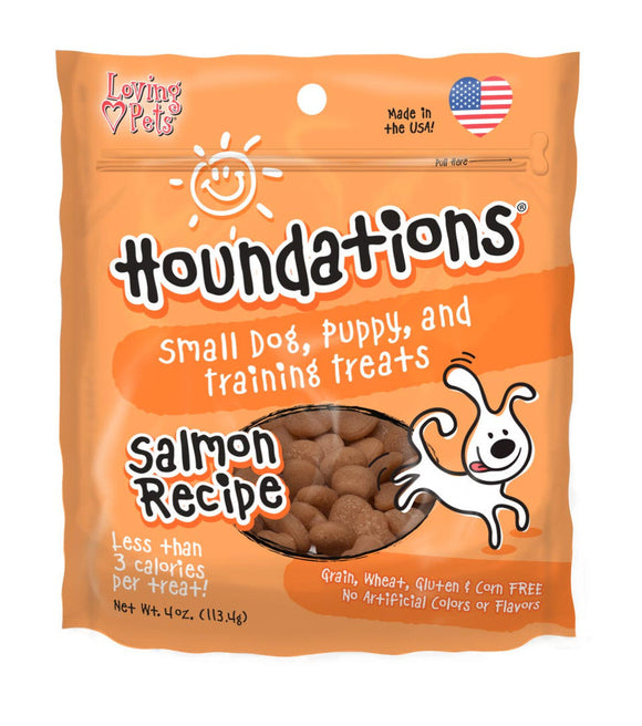 Loving Pets Houndations Grain Free Salmon Training Dog Treats (4-oz)