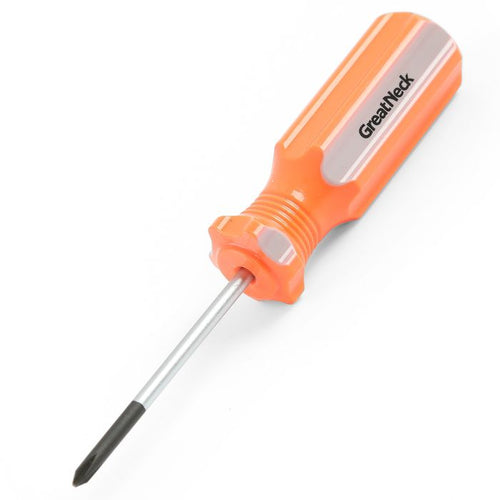 GreatNeck 73100 #0 x 1.5 Inch Phillips Round Shank Screwdriver