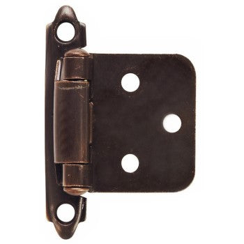 Hardware House 644229 Self-Closing Flush/Overlay Cabinet Hinge, Bronze ~ 2-3/4