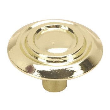 Hardware House 642462 Scroll Cabinet Knob, Brass