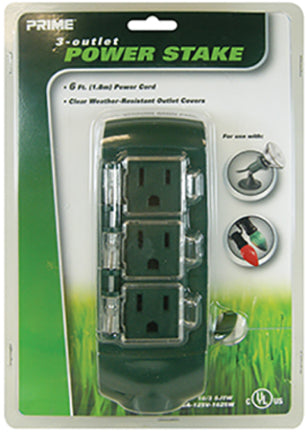 3- OUTLET GREEN POWER STAKE