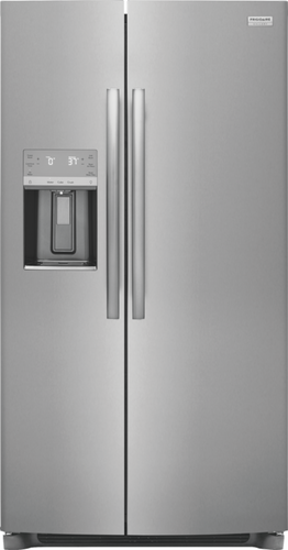 Frigidaire Gallery 25.6 Cu. Ft. 36 Standard Depth Side by Side Refrigerator Stainless Steel (25.6 Cu. Ft. 36, Stainless Steel)