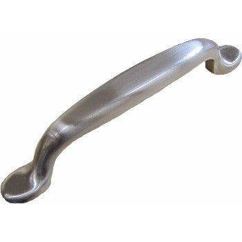 Hardware House 145862 Small Foot Pull, Satin Nickel Finish ~ 96mm CTC