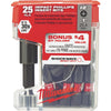 Milwaukee Shockwave #2 Insert Impact Screwdriver Bit with Magnetic Holder (25-Pack)