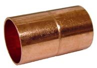 JMF Copper Coupling w/Stop (1-1/4)