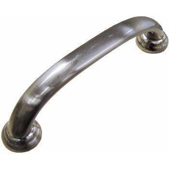 Hardware House 144872 Art Nouveau Cabinet Pull, Satin Nickel Finish ~ 3-3/4