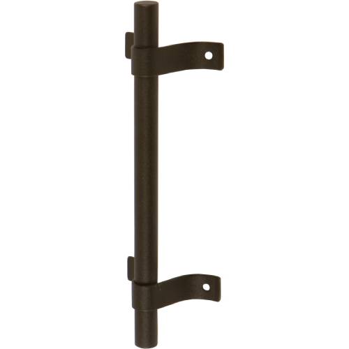 Delaney Hardware 7-3/4 in. Black Barn Door Hardware Tubular H32 Pull Handle,