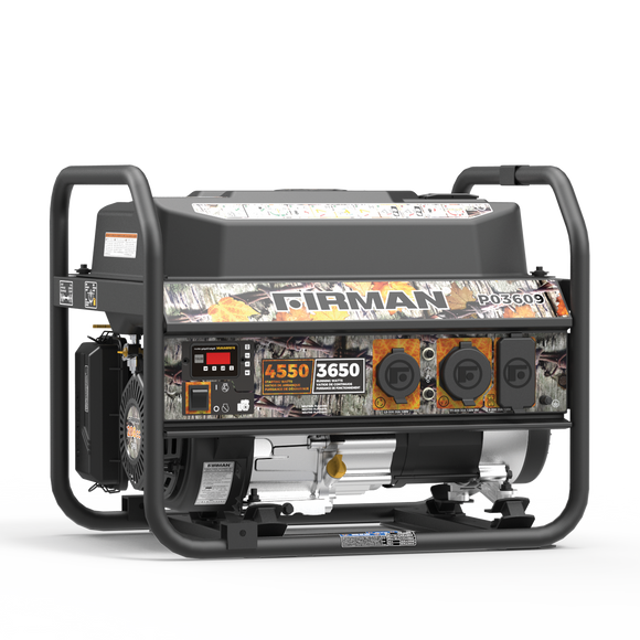 Firman Power Equipment Gas Portable Generator 4550w Recoil Start 120v (4550 W)