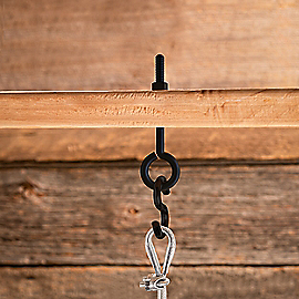 National Hardware Eye Bolt 3/8 x 5, Storm Shine