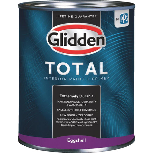 Glidden Total Interior Paint + Primer Eggshell Ultra Deep Base 1 Gallon
