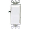 Leviton Decora Rocker White 15A Grounded 3-Way Switch
