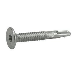 Power Pro Wood to Metal Screws, Self-Drilling, Waffle Head & Winged, 10-24 x 1-7/16-In., 68-Ct.