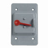 Thomas & Betts Carlon  Single Gang Weatherproof Toggle Box Cover