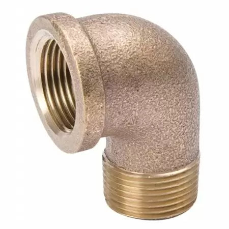 B & K Industries 90° Street Elbow Red Brass Threaded Fittings 3/8 in.