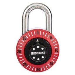 Brinks Commercial 48mm dial combination padlock- Safe Dial style