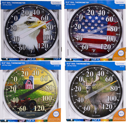 ASST 13.5 IN W/KEY HIDER THERMOMET