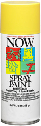 SPRAY PAINT NOW 9 OZ SUNSHINE YELLOW