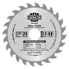 CMT K06007 ITK Contractor Ultra Finish Saw Blade, 7-1/4 x 60 Teeth, 10° ATB with