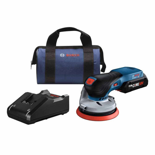 Bosch 18V Brushless 5-in RO Sander Kit, 1 X 4Ah