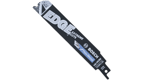 Bosch 5 pc. 6 In. 20/24 TPI Edge Reciprocating Saw Blades for Thin Metal