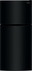 Frigidaire Top Freezer Refrigerator with 18.3 cu. ft. Capacity LED Lighting Black