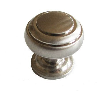 Hardware House 150880 Round Knob, Satin Nickel ~ 1-1/4