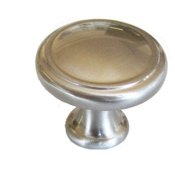 Hardware House 156820 Round Knob, Satin Nickel Finish ~ 1 3/8