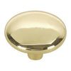 Hardware House 599852 Round Cabinet Knob, Brass 1 1/4 inch