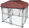 Neocraft My Pet Companion Dog Kennel with Roof Cover (4.5’) - Weather Resistant