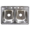 Brokering Solutions Sinks Stainless Steel Sink Double Bowl Top Mount