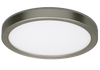Eti Solid State Lighting 7.5˝ Flush Mount Ceiling Light With Integrated 2000k Nightlight – Brushed Nickel