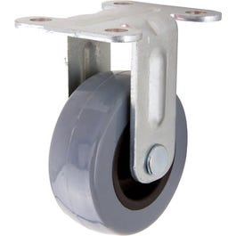 TPR Rigid Plate Caster, 2-In.