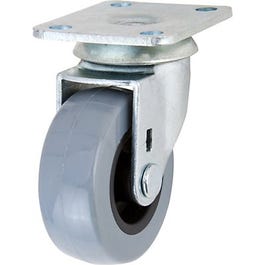 TPR Swivel Plate Caster, 2-In.
