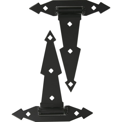 Hillman Hardware Essentials Ornamental T-Hinge Black
