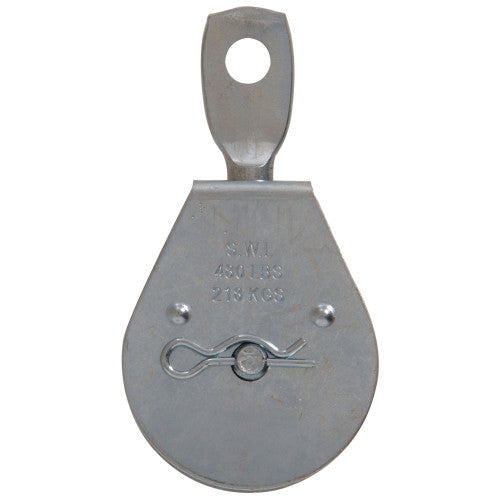 Hillman Hardware Essentials Single Sheave Swivel Eye Pulley Zinc