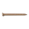 Midwest Fastener Dark Oak Brown Painted Steel Panel Flat Head Nails