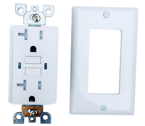 Genmax GFCI Self Test Wall Receptacle Tamper Resistant