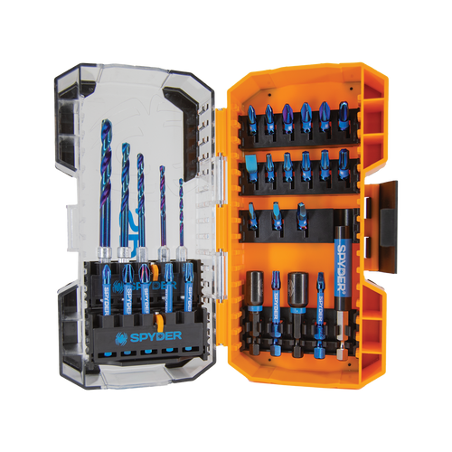 Spyder 30-Piece Mach-Blue™ Drill & Drive Kit