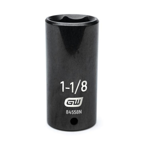 GearWrench 1/2 Drive 6 Point Deep Impact SAE Socket 1-1/8