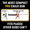 SILIGUN™ PRO Compact 24:1 Caulking Gun