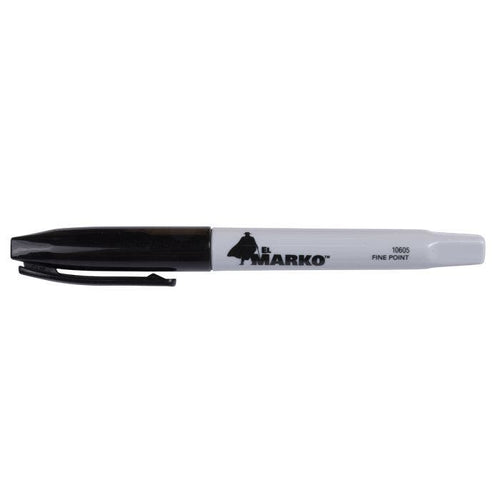 CH Hanson El Marko® Permanent Marker- Black (12 pack)