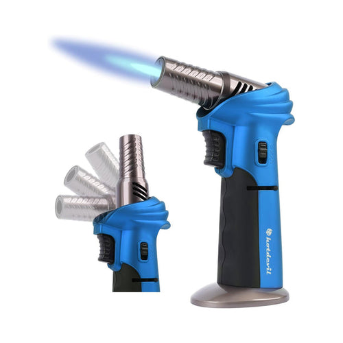 Hotdevil Butane Kitchen Torch 0-90°Rotating Angles 10g Refillable Cooking Torch Lighter