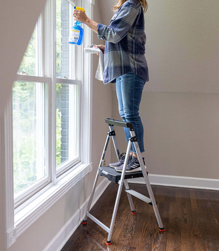 Tricam Industries 2-Step Aluminum Project Stool