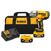 Dewalt 20V MAX* XR 1/2 In. High Torque Impact Wrench With Hog Ring Anvil Kit and (2) 5.0 Ah Batteries & Charger Kit