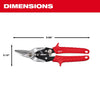 Milwaukee Left Cutting Aviation Snips
