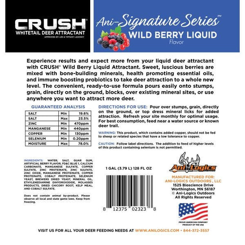 Ani-Logics CRUSH® Liquid Attractant Wild Berry