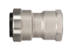 QuickFitting Stainless Steel Push Fittings 1/2” x 3/4” FNPT Straight Female Adapter